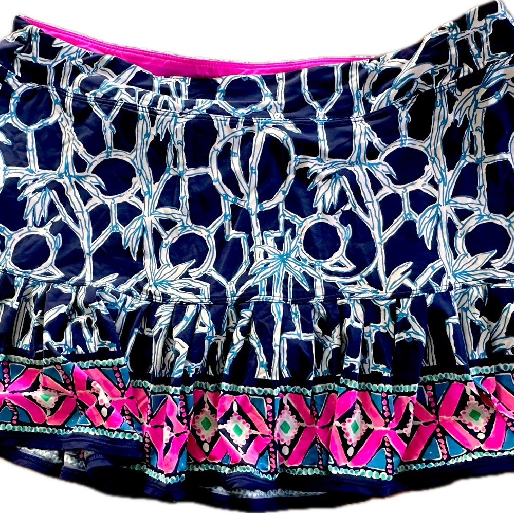 Lilly Pulitzer running skirt/skort size XL
